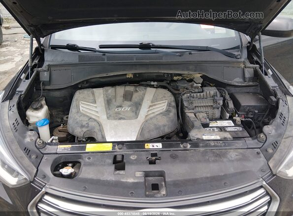 KM8SMDHF0HU216105 2017 HYUNDAI SANTA FE Dark Brown 