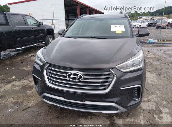 KM8SMDHF0HU216105 2017 HYUNDAI SANTA FE Dark Brown 
