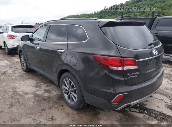 KM8SMDHF0HU216105 2017 HYUNDAI SANTA FE Dark Brown 