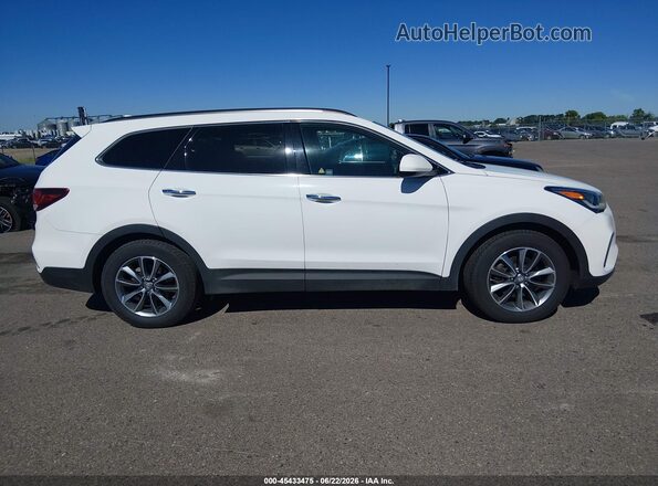 KM8SMDHF1HU255141 2017 HYUNDAI SANTA FE White Vista interior trasera