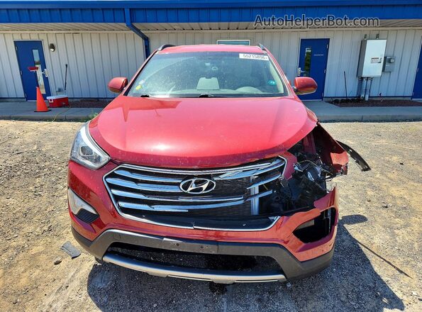 KM8SMDHF2GU162255 2016 HYUNDAI SANTA Red Vista frontal