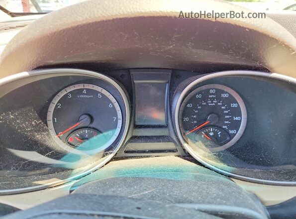 KM8SMDHF2GU162255 2016 HYUNDAI SANTA Red Vista del cuadro de instrumentos