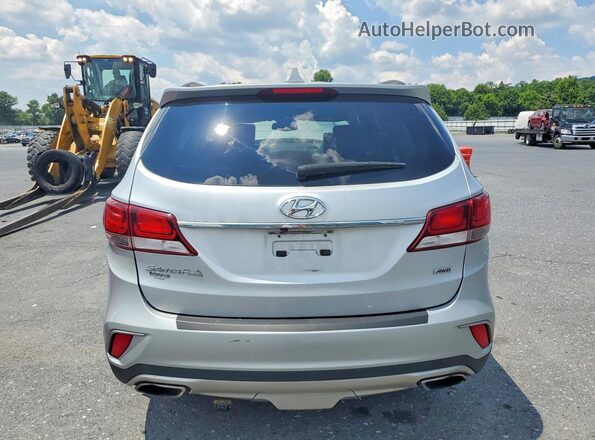 KM8SMDHF2HU257111 2017 HYUNDAI SANTA Silver Vista trasera