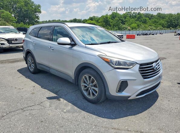 KM8SMDHF2HU257111 2017 HYUNDAI SANTA Silver Delantero derecho