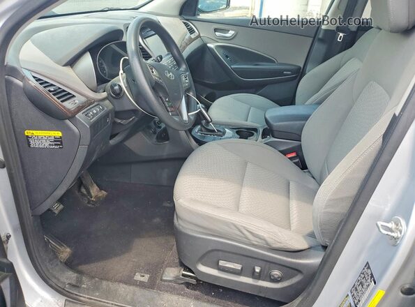 KM8SMDHF2HU257111 2017 HYUNDAI SANTA Silver Vista interior delantera