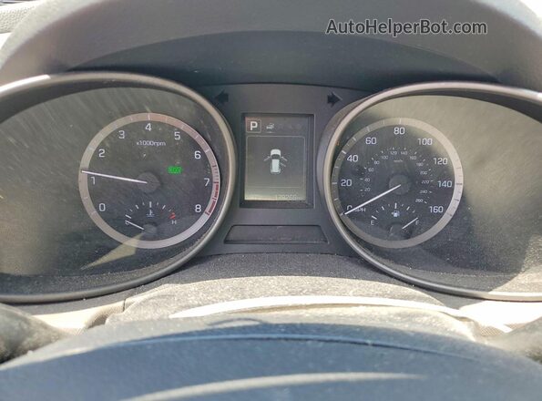 KM8SMDHF2HU257111 2017 HYUNDAI SANTA Silver Vista del cuadro de instrumentos