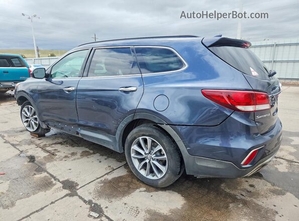 KM8SMDHF3HU244481 2017 HYUNDAI SANTA Blue Rear left