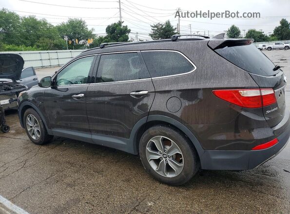 KM8SMDHF4GU139110 2016 HYUNDAI SANTA Black უკანა მარცხენა