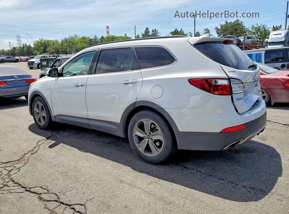 KM8SMDHF8GU129485 2016 HYUNDAI SANTA White Задня ліва чверть