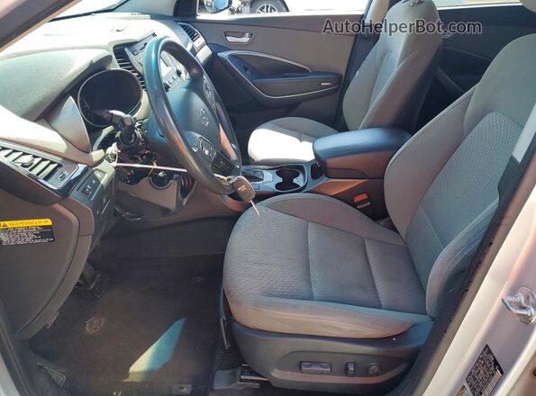 KM8SMDHF8GU144181 2016 HYUNDAI SANTA Silver Front interior view