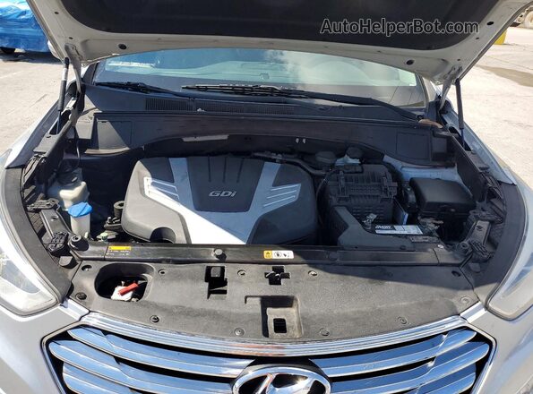 KM8SMDHF8GU144181 2016 HYUNDAI SANTA Silver Engine compartment view