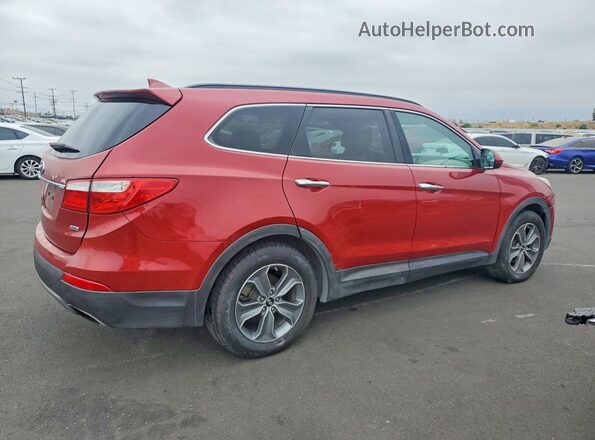 KM8SMDHF8GU152166 2016 HYUNDAI SANTA Red 