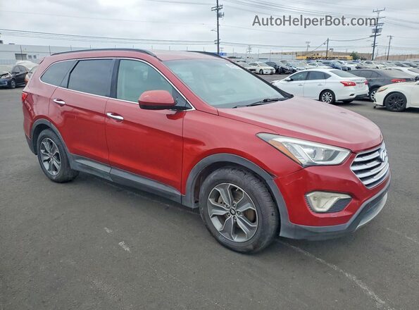 KM8SMDHF8GU152166 2016 HYUNDAI SANTA Red 