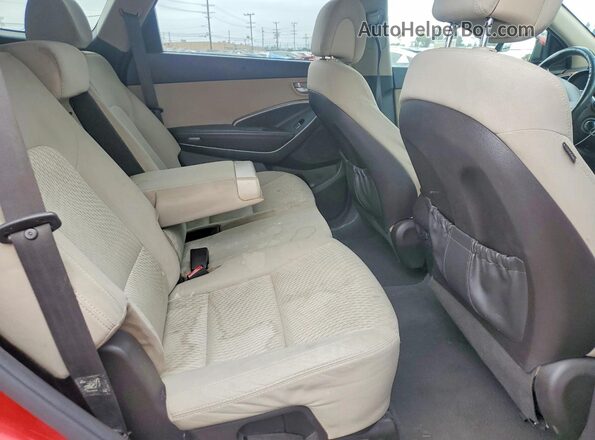 KM8SMDHF8GU152166 2016 HYUNDAI SANTA Red 