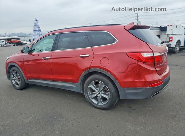 KM8SMDHF8GU152166 2016 HYUNDAI SANTA Red 