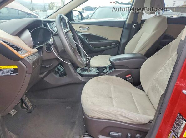 KM8SMDHF8GU152166 2016 HYUNDAI SANTA Red 