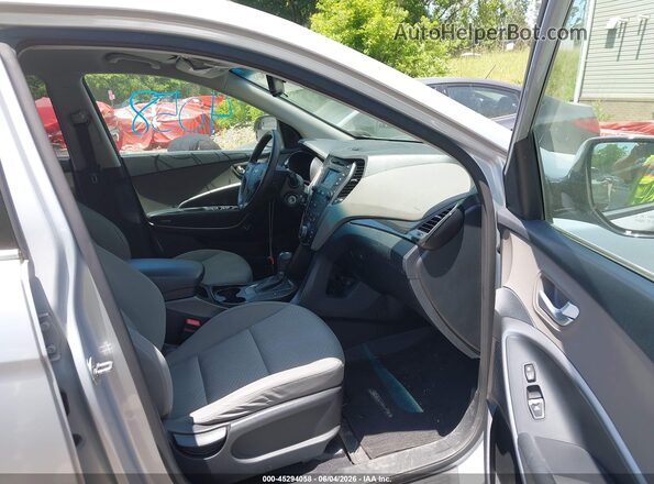 KM8SMDHF9GU151561 2016 HYUNDAI SANTA FE Silver Widok wnętrza z przodu