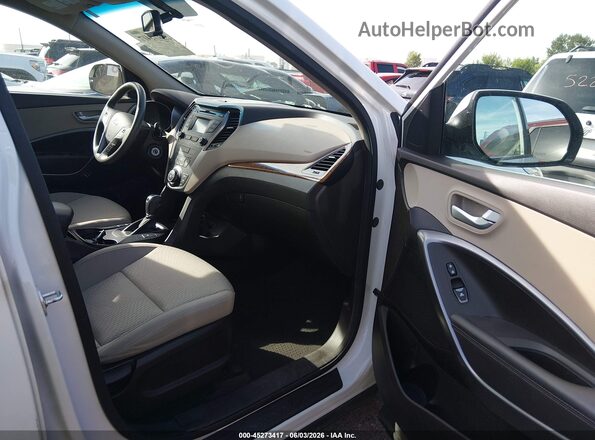 KM8SMDHF9GU162298 2016 HYUNDAI SANTA FE White Vista interior delantera