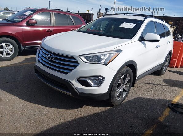 KM8SMDHF9GU162298 2016 HYUNDAI SANTA FE White Vista tres cuartos delantera izquierda