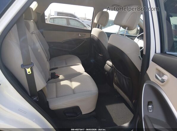 KM8SMDHF9GU162298 2016 HYUNDAI SANTA FE White Vista de la etiqueta del VIN