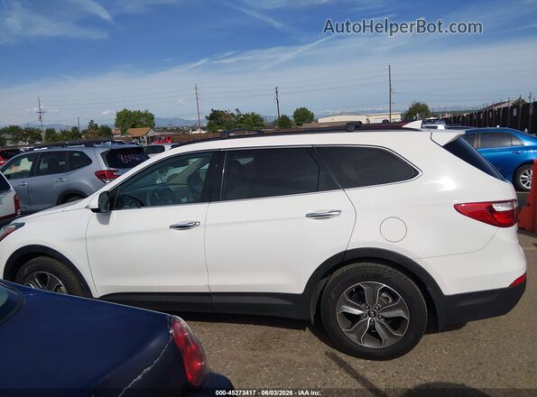 KM8SMDHF9GU162298 2016 HYUNDAI SANTA FE White Vista interior trasera