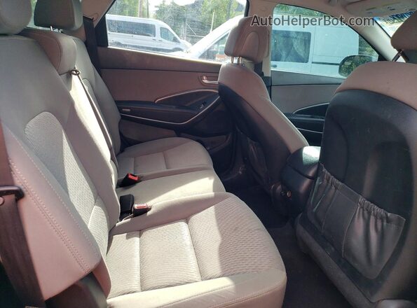 KM8SMDHFXHU200381 2017 HYUNDAI SANTA Gray უკანა სალონის ხედი