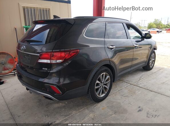 KM8SMDHFXHU230464 2017 HYUNDAI SANTA FE Black Rear right