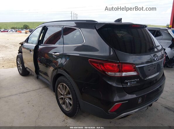 KM8SMDHFXHU230464 2017 HYUNDAI SANTA FE Black Rear left