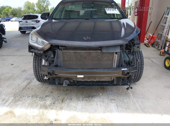 KM8SMDHFXHU230464 2017 HYUNDAI SANTA FE Black Front view