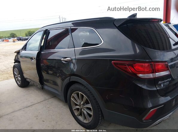 KM8SMDHFXHU230464 2017 HYUNDAI SANTA FE Black 360 interior view