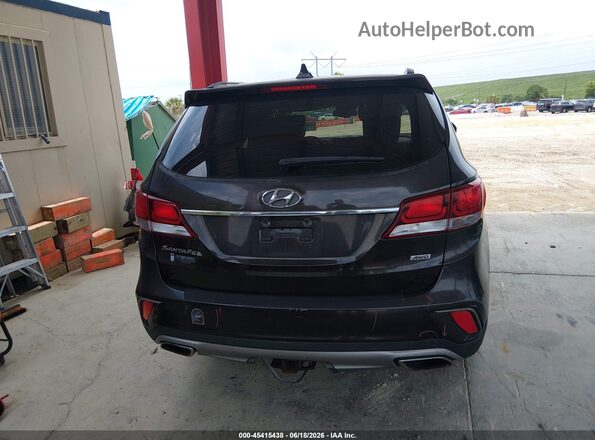 KM8SMDHFXHU230464 2017 HYUNDAI SANTA FE Black 