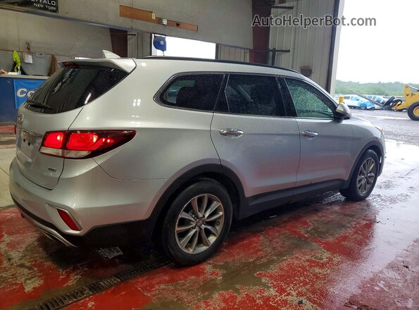 KM8SMDHFXJU272283 2018 HYUNDAI SANTA Silver 