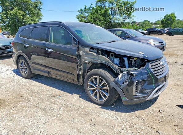 KM8SN4HF3HU238970 2017 HYUNDAI SANTA Black 