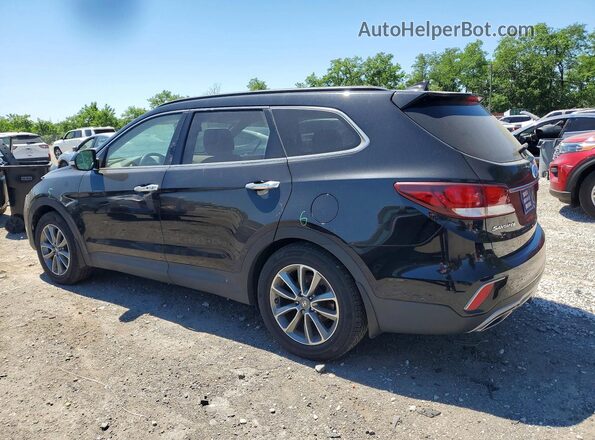 KM8SN4HF3HU238970 2017 HYUNDAI SANTA Black 