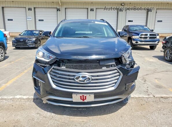 KM8SN4HF3KU303498 2019 HYUNDAI SANTA Black Vista frontal