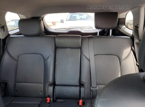 KM8SN4HF3KU303498 2019 HYUNDAI SANTA Black Vista de los asientos traseros