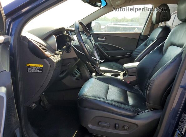 KM8SN4HF4HU190220 2017 HYUNDAI SANTA Blue Vista interior delantera