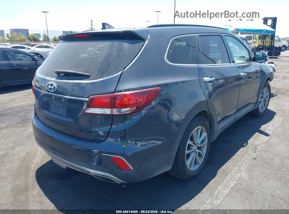 KM8SN4HF4KU303249 2019 HYUNDAI SANTA FE XL Gray Задня права чверть