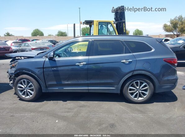 KM8SN4HF4KU303249 2019 HYUNDAI SANTA FE XL Gray 