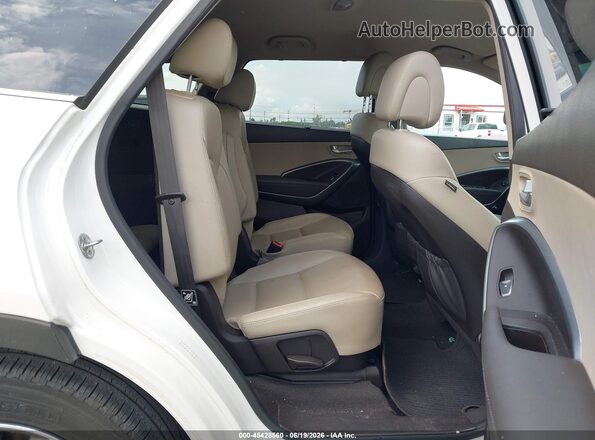 KM8SN4HF7HU237952 2017 HYUNDAI SANTA FE White Widok naklejki z numerem VIN