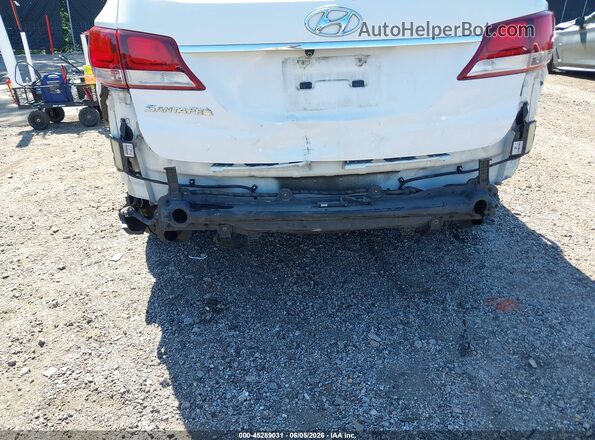 KM8SN4HF8HU184792 2017 HYUNDAI SANTA FE White Widok z przodu