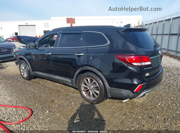 KM8SN4HF9JU267475 2018 HYUNDAI SANTA FE Gray Հետևի ձախ