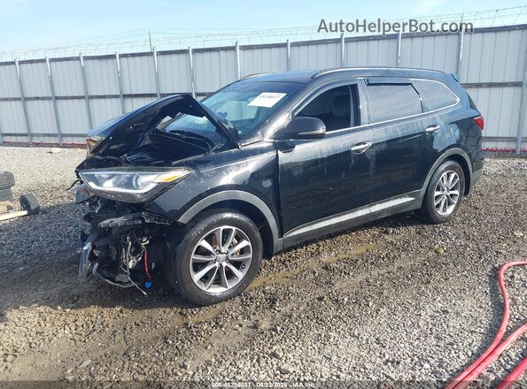 KM8SN4HF9JU267475 2018 HYUNDAI SANTA FE Gray Առջևի ձախ երեք քառորդ տեսարան