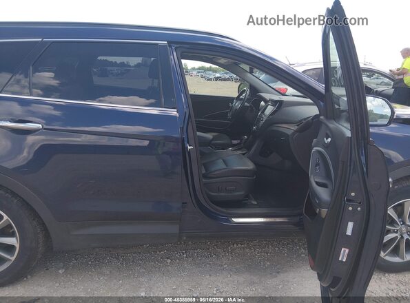 KM8SN4HFXJU273141 2018 HYUNDAI SANTA FE Blue Widok wnętrza z przodu