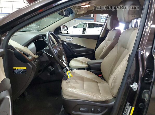 KM8SNDHF8HU169306 2017 HYUNDAI SANTA Charcoal 