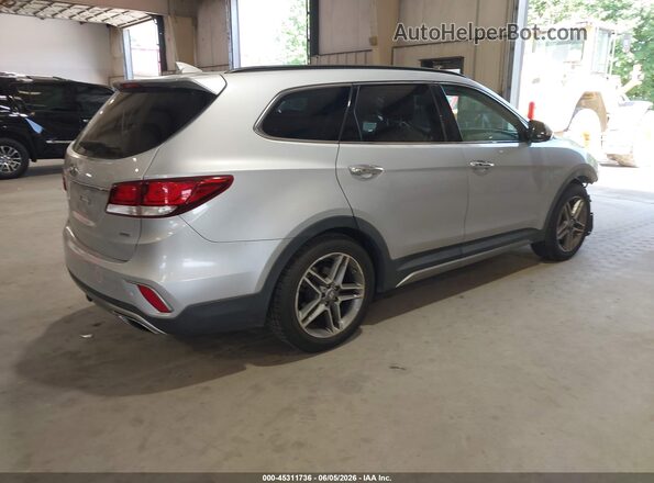KM8SR4HF0HU199825 2017 HYUNDAI SANTA FE Gray Rear right
