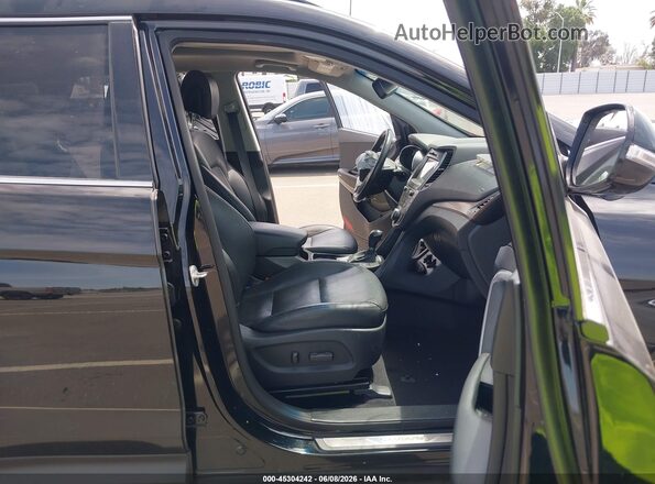 KM8SR4HF1HU215577 2017 HYUNDAI SANTA FE Black Սալոնի դիմացի տեսք