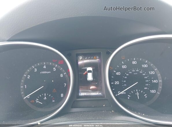 KM8SR4HF1HU215577 2017 HYUNDAI SANTA FE Black Հետևի նստատեղերի տեսք