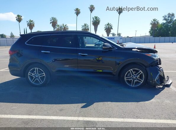 KM8SR4HF1HU215577 2017 HYUNDAI SANTA FE Black 