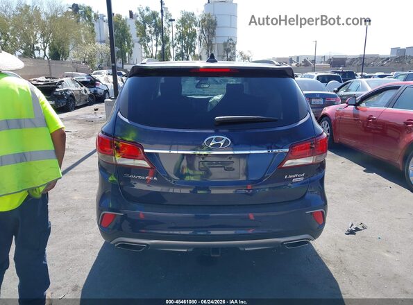 KM8SR4HF1HU217541 2017 HYUNDAI SANTA FE Blue 